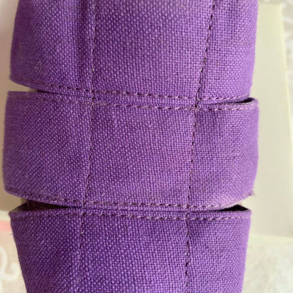 Purple Canvas sandals. Price ⬇️ - Picture 3 of 5